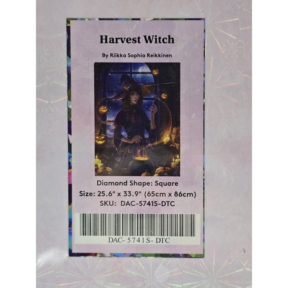 Diamond Art Club Harvest Witch Riikka Sophia Reikkinen Square Diamond Painting